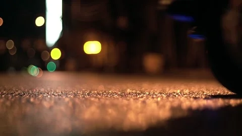 Man using a self-balancing two-wheeled board. Stock Footage 147180534