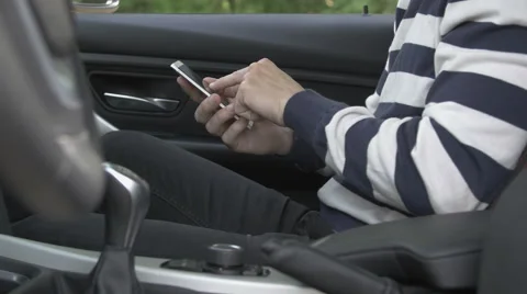 Man using a smart phone Stock Footage 64232176