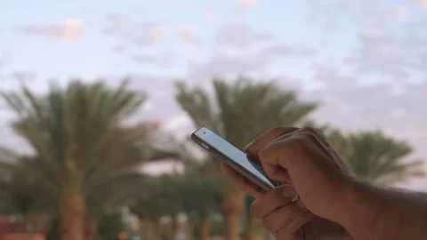 Man using smart phone. Stock Footage 83167962