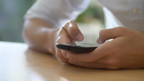 Man using smart phone Stock Footage 106298361