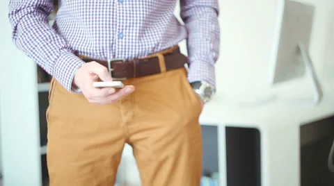 Man using smartphone Stock Footage 49512699