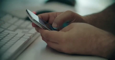 Man Using Smartphone Stock Footage 51340859