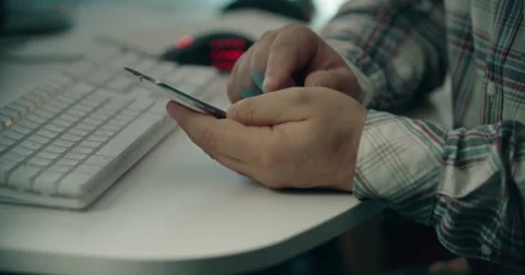 Man Using Smartphone Stock Footage 51341056