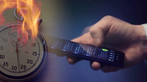 A man is using a smartphone Video stock 175720669