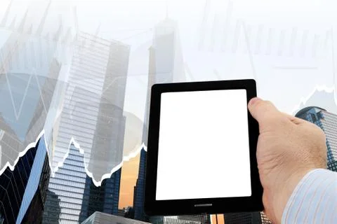 Man using smartphone Stock Photos