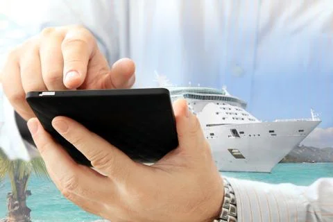 Man using smartphone Stock Photos