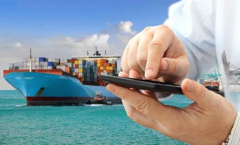 Man using smartphone Stock Photos