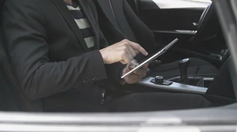 Man using a tablet computer Stock Footage 64232285