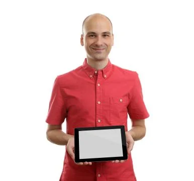 Man using tablet computer Stock Photos
