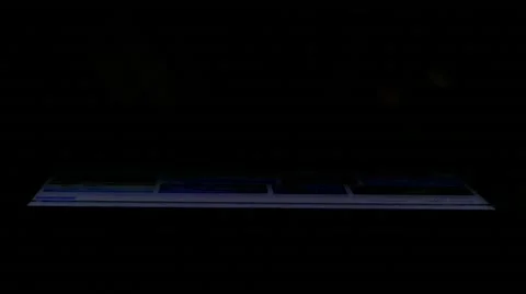 Man using tablet, finger touching tablet computer touchscreen Stock Footage 54780568