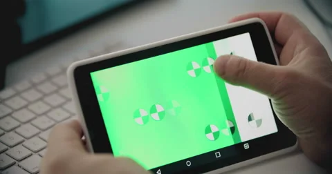 Man Using Tablet Stock Footage 51346360