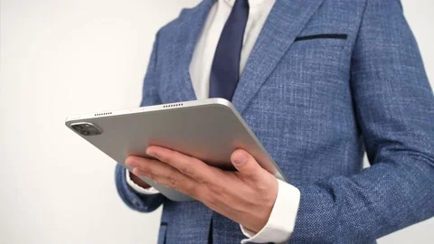 Man using tablet Stock Footage 236195637