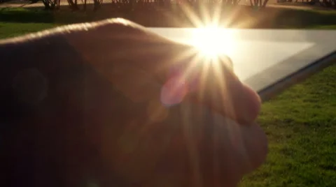 Man using tablet pc outdoors. 스톡 동영상 50056820