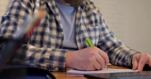 Man utilizing communication tools for efficiency, efficiency reflected in Stock Footage 301523691