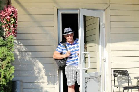 Man on vacation Stock Photos