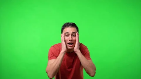 Man very surprised by something that they just told him. Vidéo 149091535