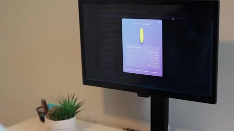 Man Vibe Coding Crypto Coin with AI LLM Tools Stock Footage 322691728