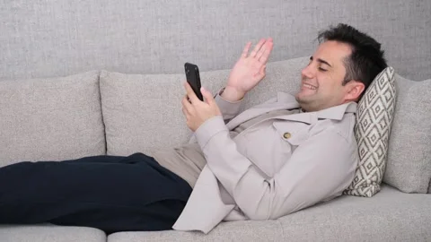 Man video call Stock-Footage 273155020