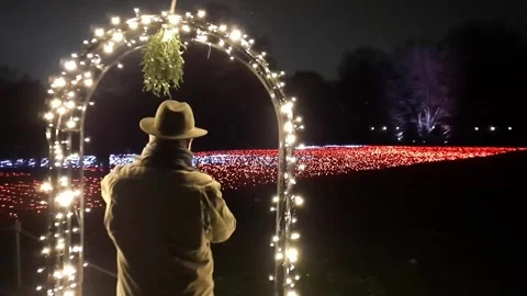 A Man With View Of A Sea Of Lights, Berlin Видео 223843257