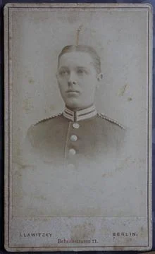 Man visit format Carte de Visite photograph fixed on cardboard in the format Stock Illustration