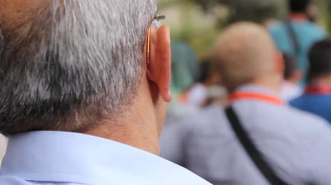 Man waiting outside Stock Footage 32156434
