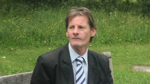 Man waits for date Stock Footage 27329752