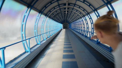 Man walking away from the camera. Guy rides a skateboard. Stock Footage 67005380