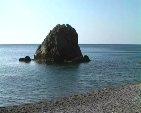 Man walking beach Stock Footage 435154