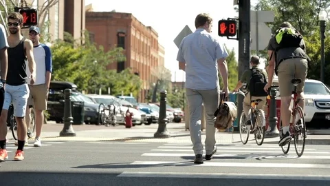 Man Walking with Briefcase 스톡 동영상 100033882