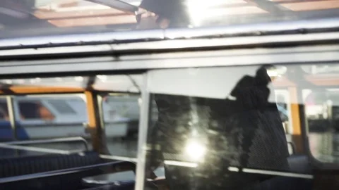 Man walking in a bus Video stock 71535175