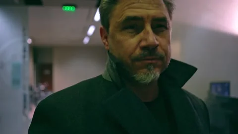 Man walking on corridor in office Stock Footage 148031584