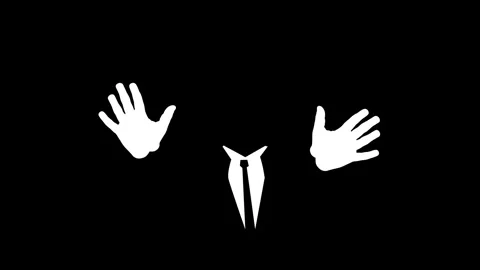 A man walking in the dark with his hands outstretched Vídeos de archivo 338384709