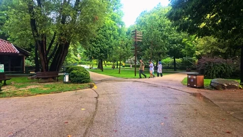A man walking down a. Stock Footage 282626975