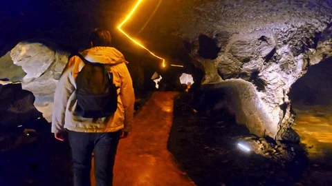 A man walking down a. Stock Footage 282965397