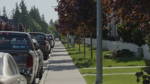 A man walking down the street. 動画素材 136619774