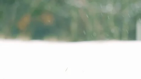 Man walking on early snow. Close up shot on brown foots walking on snow. Video stock 124245059