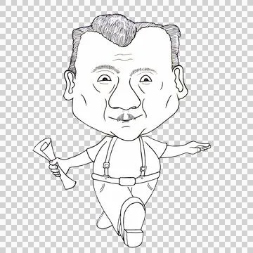  man on walking Stock Illustration