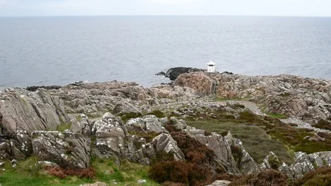 Man walking in Kullen Stock Footage 90245836