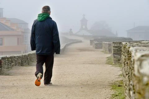 Man walking Stock Photos