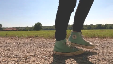 Man walking in relax Stock Footage 203764002