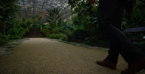 Man walking, slow motion 4K Stock Footage 113818068