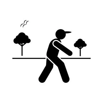 Man, walking, sun icon. Element of man resort villa hotel activity icon. Premium Ilustração Stock
