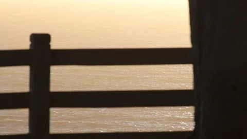 Man walking by in susnet Stock Footage 166805436