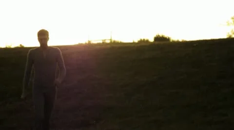 Man Walking Toward Camera 2, Color Corrected Video stock 12531689