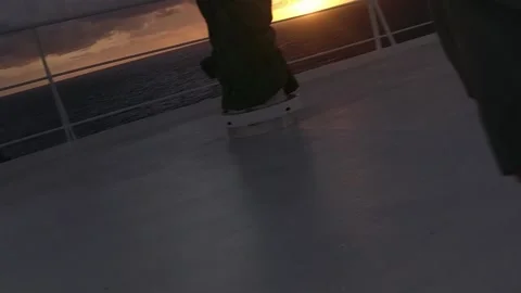 Man walking on the wheelhouse top deck upper bridge deck of the huge cargo Vidéo 169731953