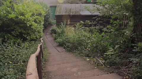 Man walks down stairs Stock Footage 41949119