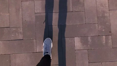 A man walks down the street. Stock Footage 160927148