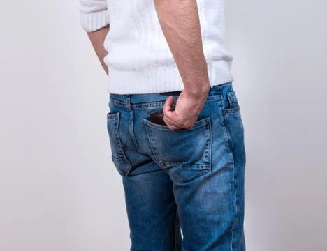 Man with wallet Stock-Fotos
