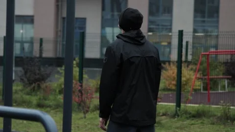 Man warming up before training Video stock 141643423