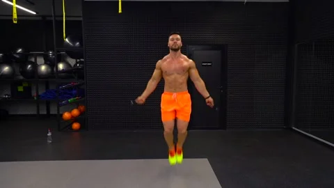 Man warming up before training Stock Footage 194505438